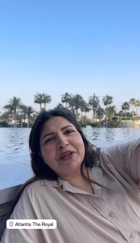 Shagufta Ejaz's Luxurious Stay In Atlantis The Palm, Dubai