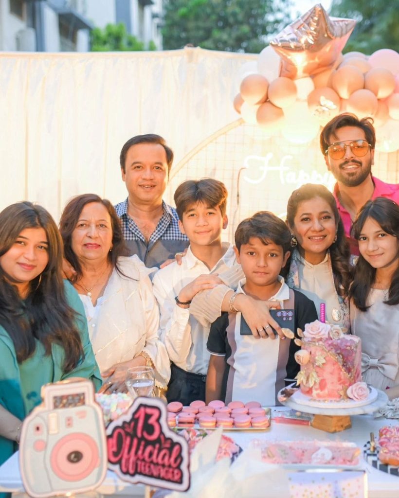 Fahad Mustafa Celebrates Daughter's 13th Birthday