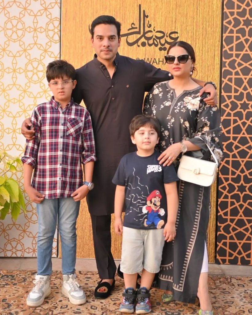 Fatima Effendi-Kanwar Arsalan With Kids In Dubai
