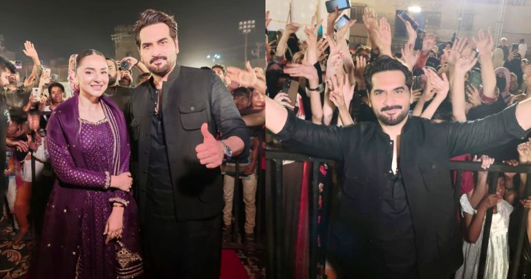 Humayun Saeed And Yumna Zaidi At Gentleman Lyari Premiere