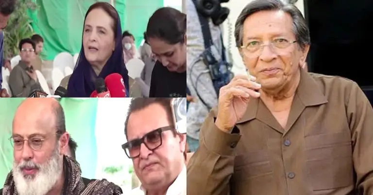 Top Actors Share Their Sentiments At Talat Hussain Funeral