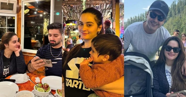 Aiman Khan & Minal Khan Family Clicks From Nathia Gali Vacation