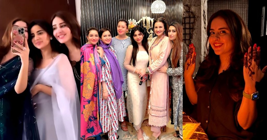 Celebrities Enjoying Chaand Raat With Friends & Family