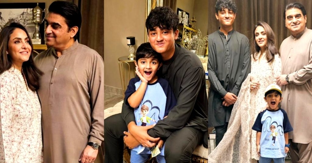 Nadia Khan Beautiful Family Pictures From Eid Ul Azha Day 2