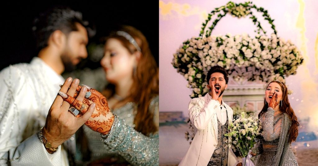 Rabeeca Khan & Hussain Tareen Engagement Pictures