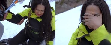 Watch Veena Malik's Fall on Snowy Mountains - Comments
