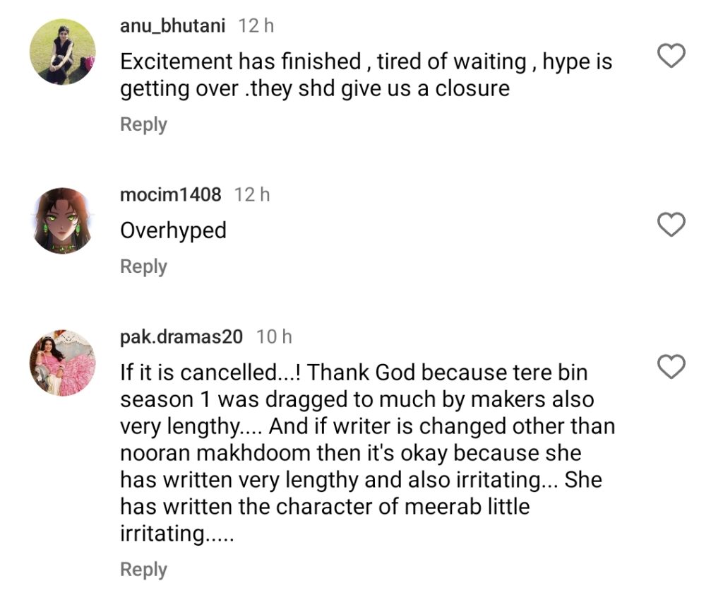 Has Tere Bin Season 2 Been Cancelled