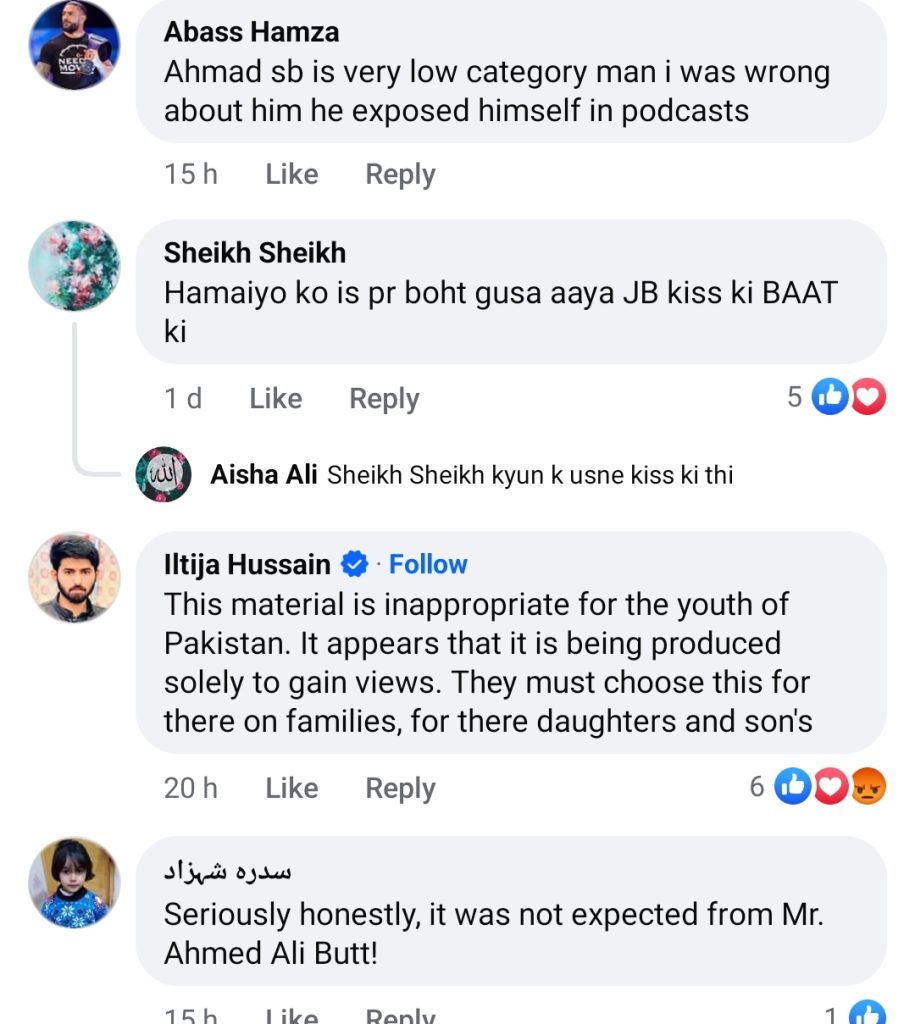 Ahmed Ali Butt's Disgusting Questions Trigger Backlash