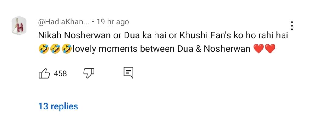 Jaan Nisar Episode 19 - Fans Happy On Nosherwan & Dua's Wedding