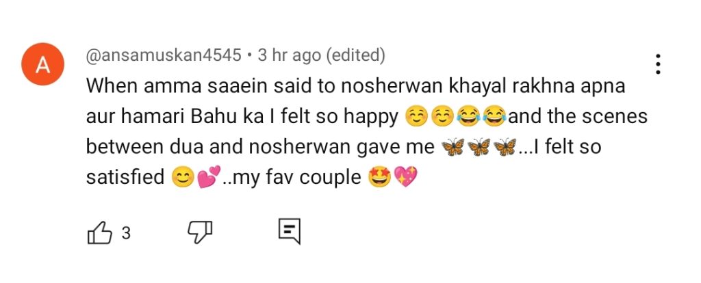 Jaan Nisar Episode 19 - Fans Happy On Nosherwan & Dua's Wedding