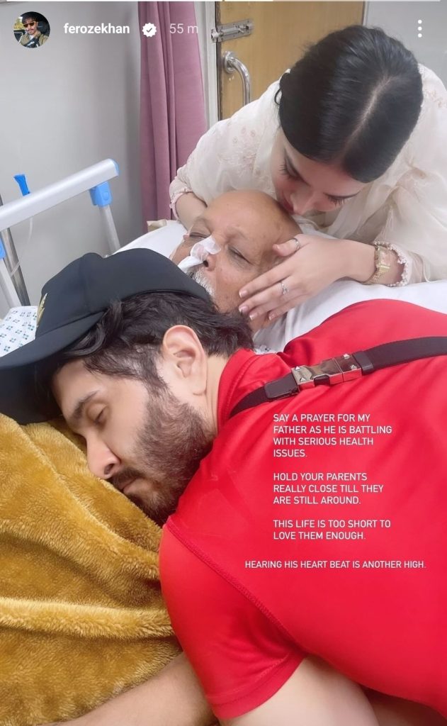 Feroze Khan Requests Prayers For His Ailing Father