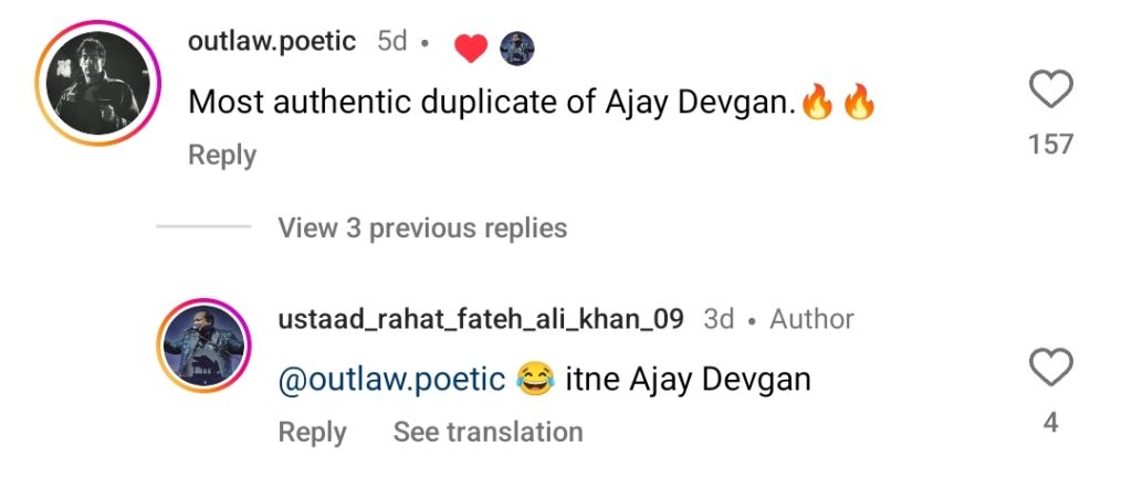 Rahat Fateh Ali Khan or Ajay Devgan - Fans Stunned by Resemblance