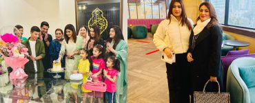 Aroosa Khan Celebrates Birthday With Iqrar ul Hassan's Family