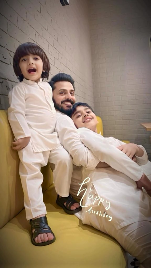 Bilal Qureshi And Uroosa Qureshi Celebrate Son's Birthday