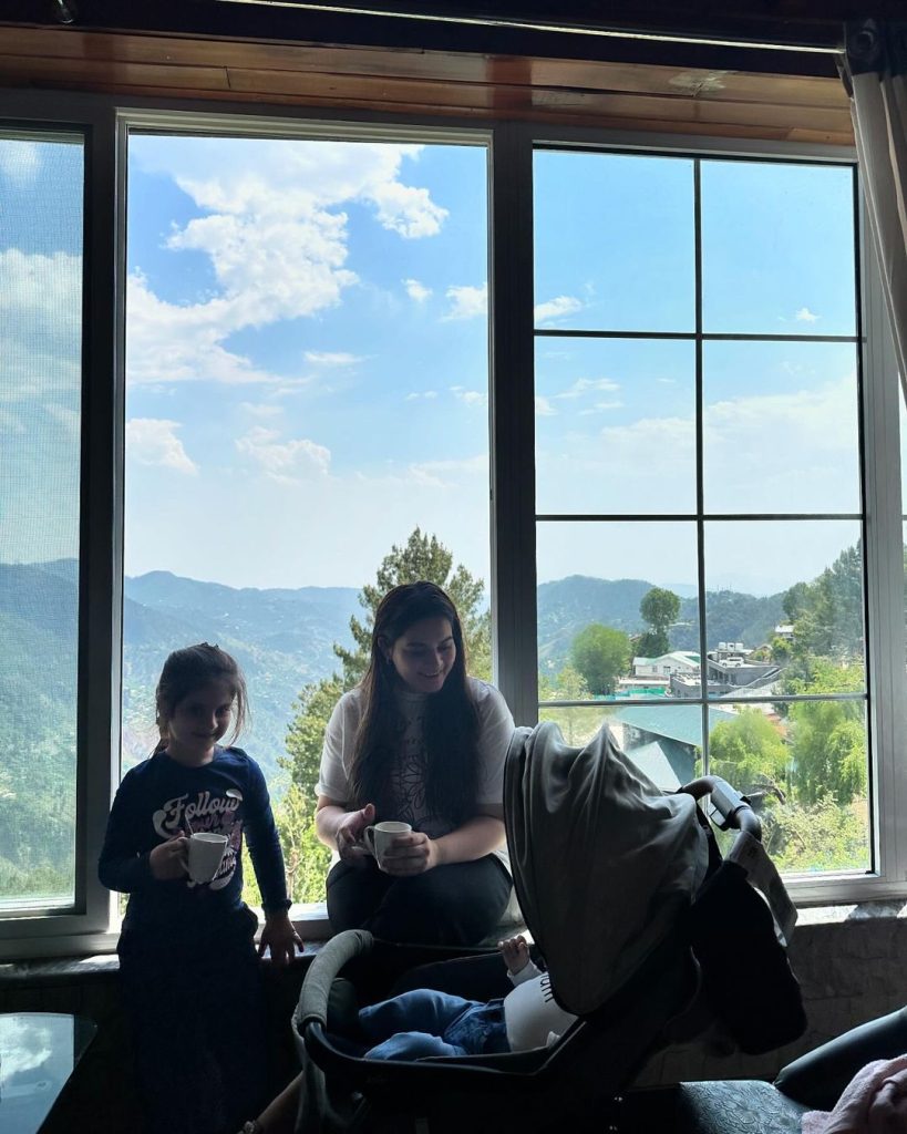 Aiman Khan & Minal Khan Family Clicks From Nathia Gali Vacation