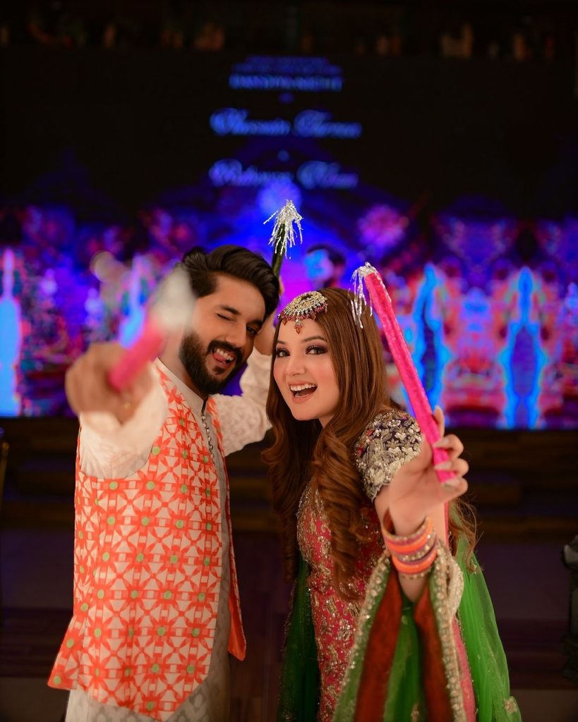 Rabeeca Khan & Hussain Tareen HD Pictures From Dandiya Night