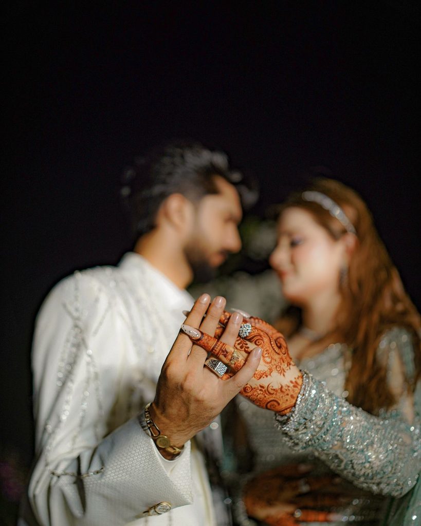 Rabeeca Khan & Hussain Tareen Engagement Pictures