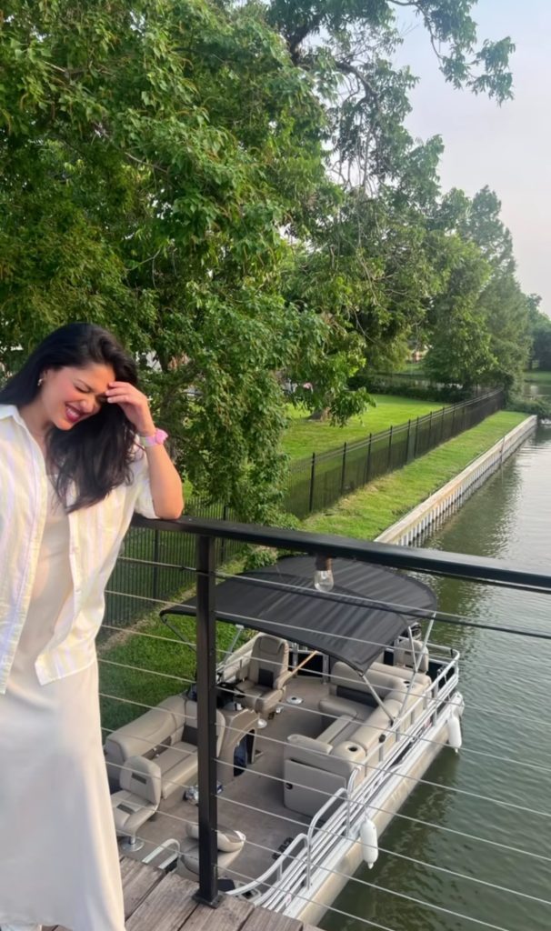 Sanam Jung's Adorable Pictures From Pool Party In Houston, Texas