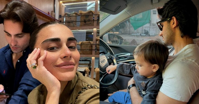 Sadaf Kanwal & Shahroz Sabzwari’s Adorable Family Clicks