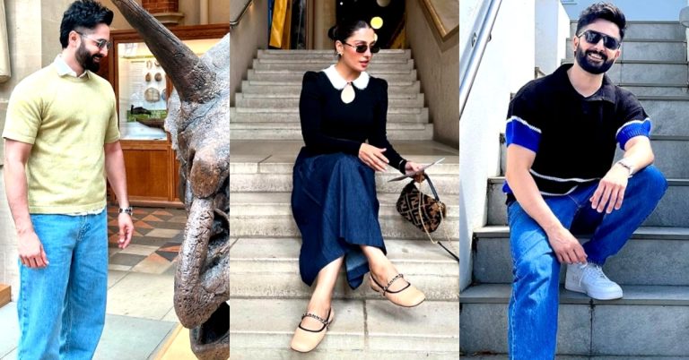 Ayeza Khan & Danish Taimoor Share New Adorable Clicks from UK