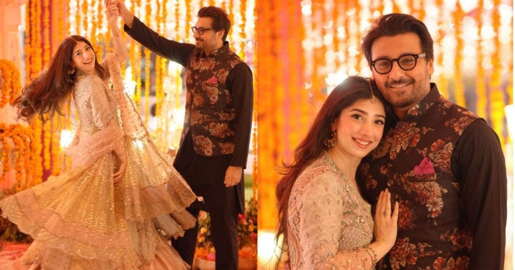 Mariyam Nafees Pictures with Husband from a Wedding