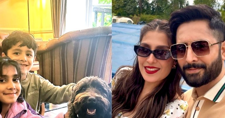 Ayeza Khan & Danish Taimoor Pictures from 10th Anniversary Trip to UK