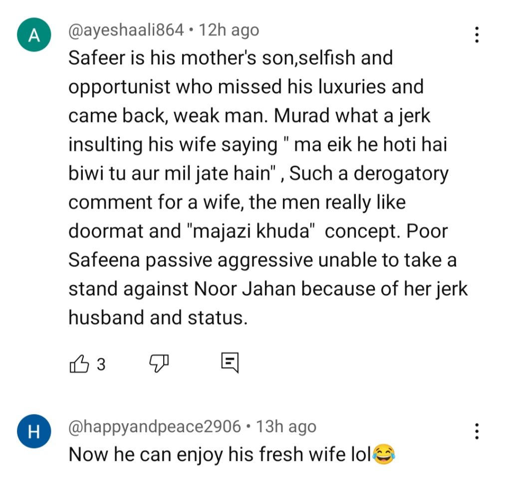 Noor Jahan Episode 16 - Public Reacts To Safeer's Return