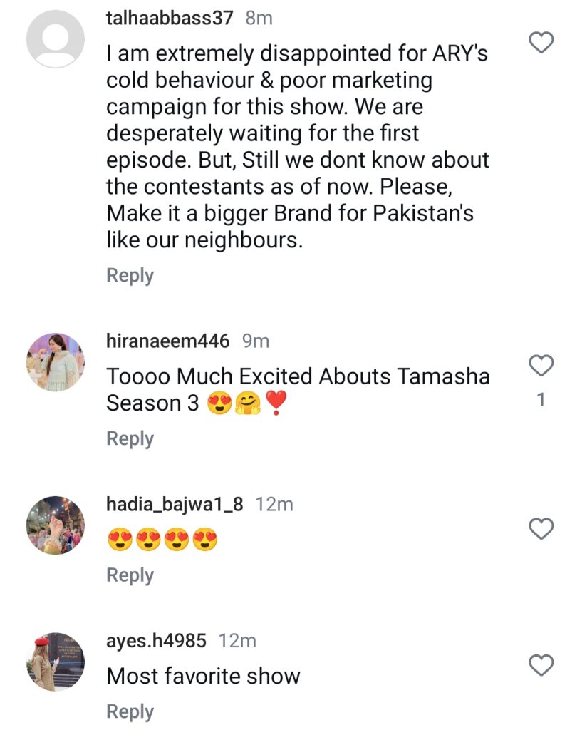 Tamasha Season 3 Details Out