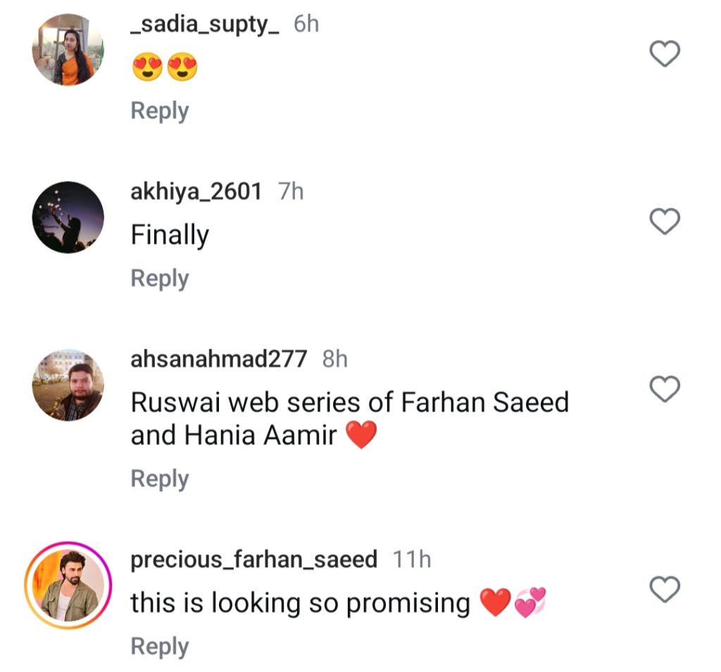 Farhan Saeed & Hania Aamir Upcoming Drama First Look