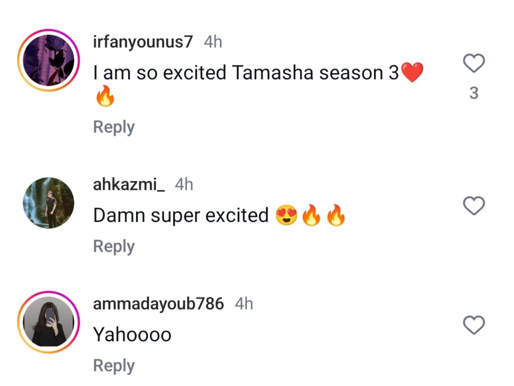 Tamasha Season 3 Details Out