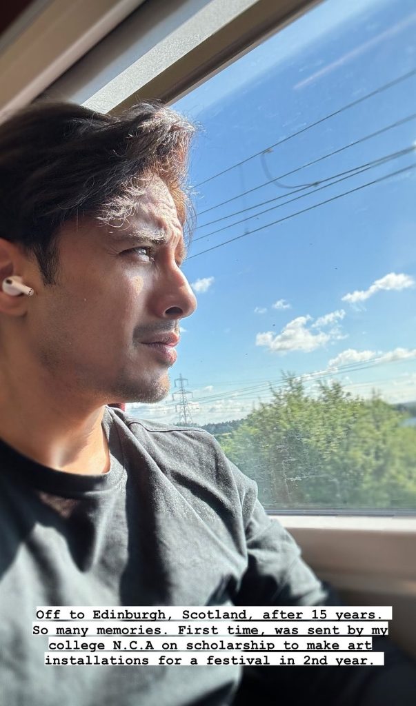 Ali Zafar's Pictures With Family from UK & France