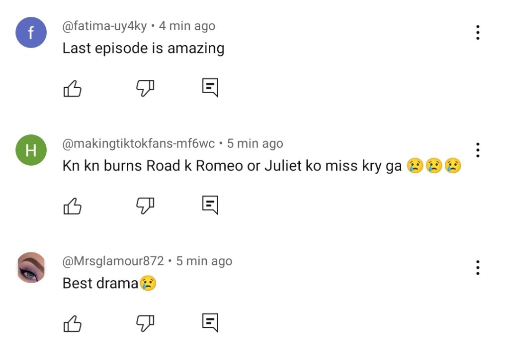 Burns Road Kay Romeo Juliet - Fans Loved Unexpected Ending