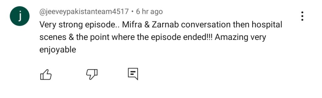 Gentleman Episode 16 - Fans Praise Meaningful Interaction between Zarnab & Mifra