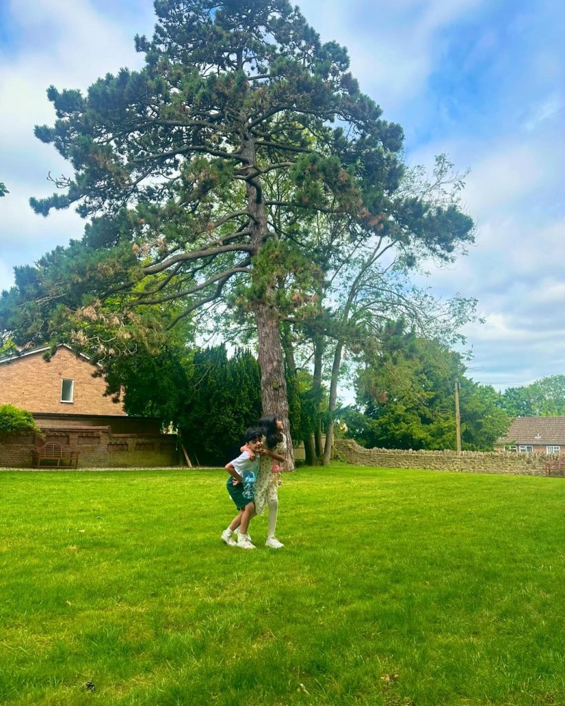 Ayeza Khan & Danish Taimoor Family Vacation In Oxford UK