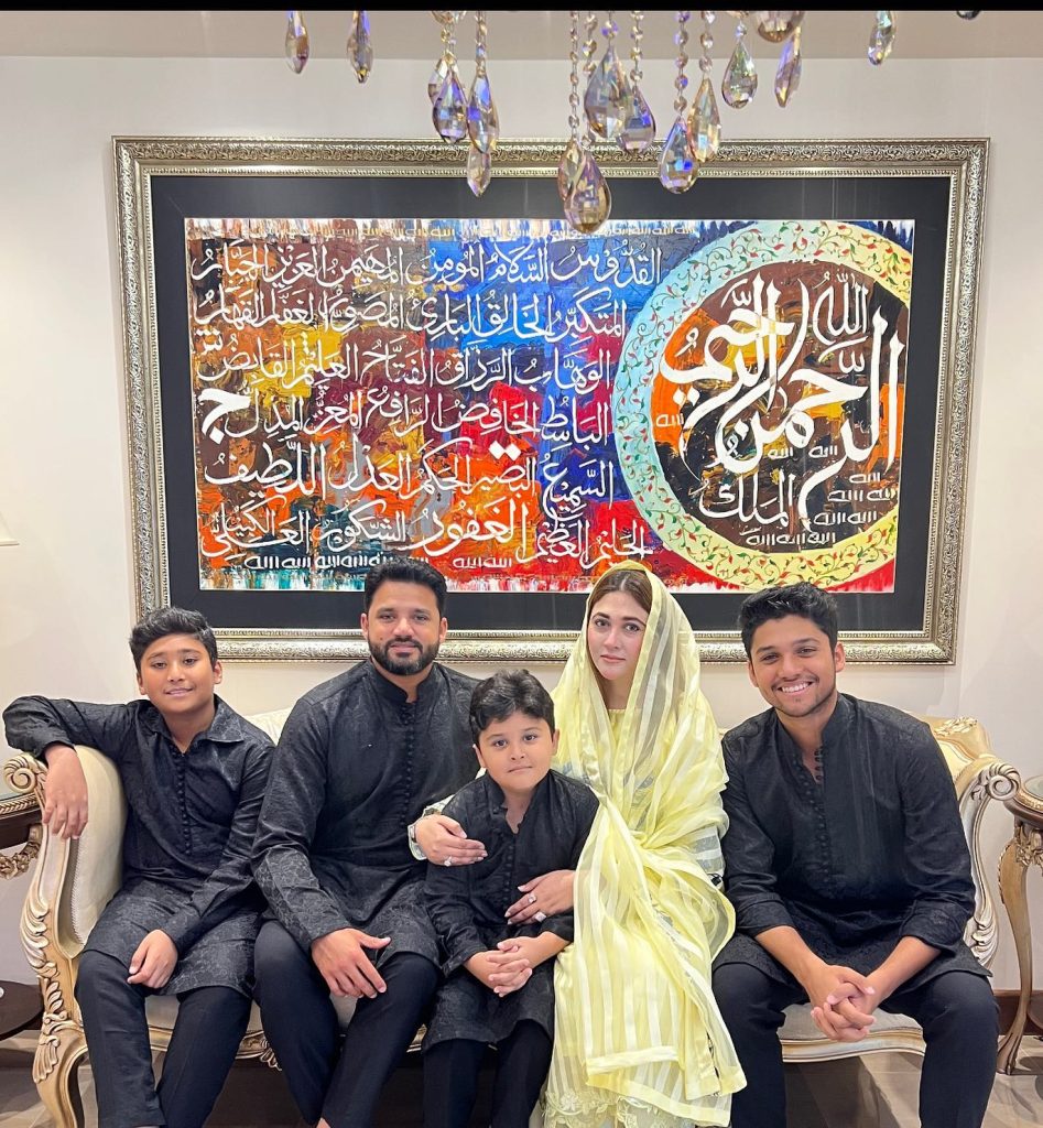 Cricketer Azhar Ali Visits Sets Of Salahuddin Ayyubi Series With Family ...