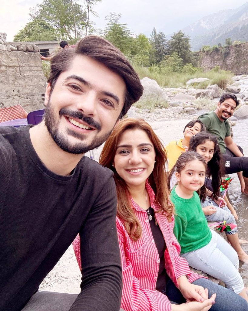 Junaid Niazi With Family In Beautiful Chilas And Balakot