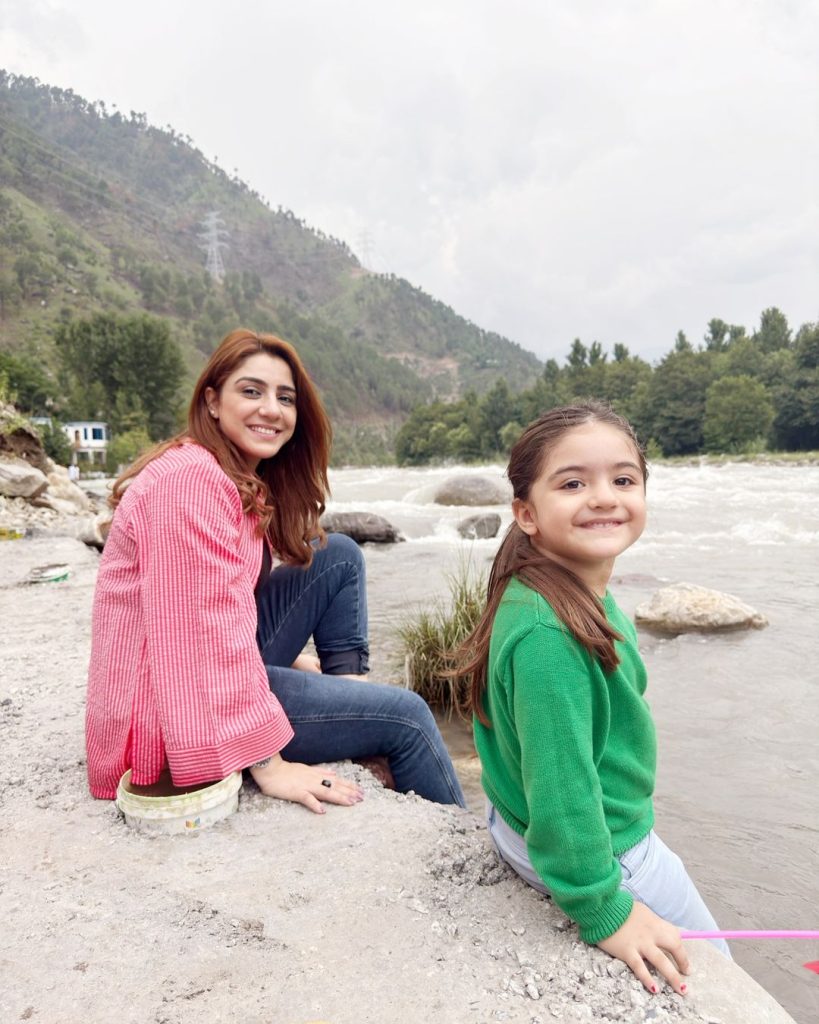 Junaid Niazi With Family In Beautiful Chilas And Balakot