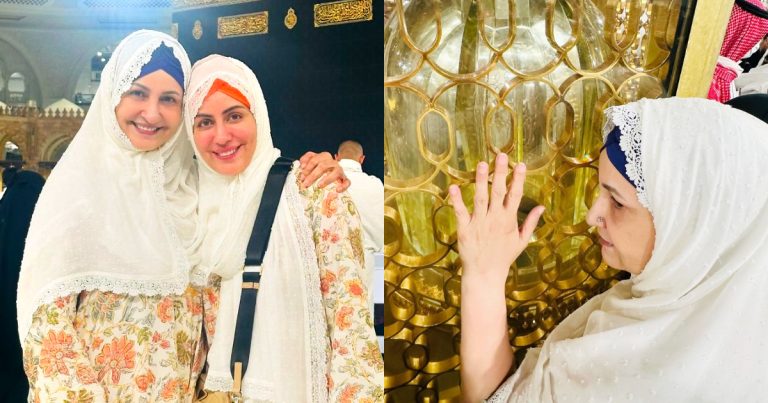 Saba Faisal Performs Umrah With Daughter Sadia Faisal