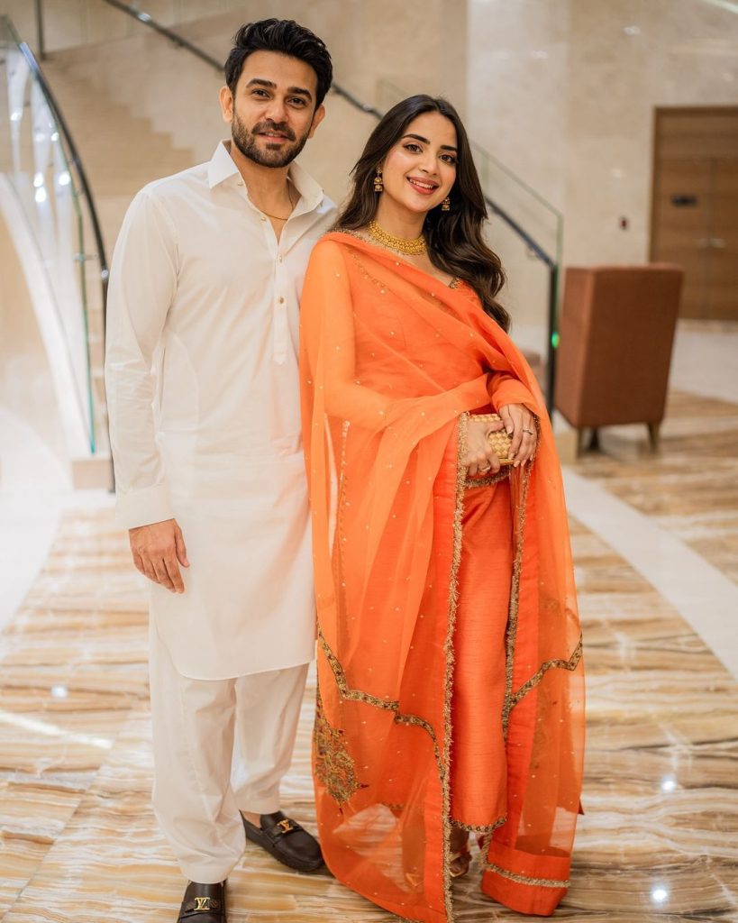 Saboor Aly And Ali Ansari At A Wedding In Dubai