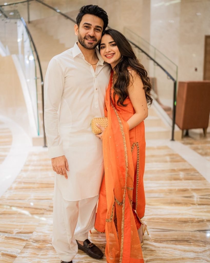 Saboor Aly And Ali Ansari At A Wedding In Dubai