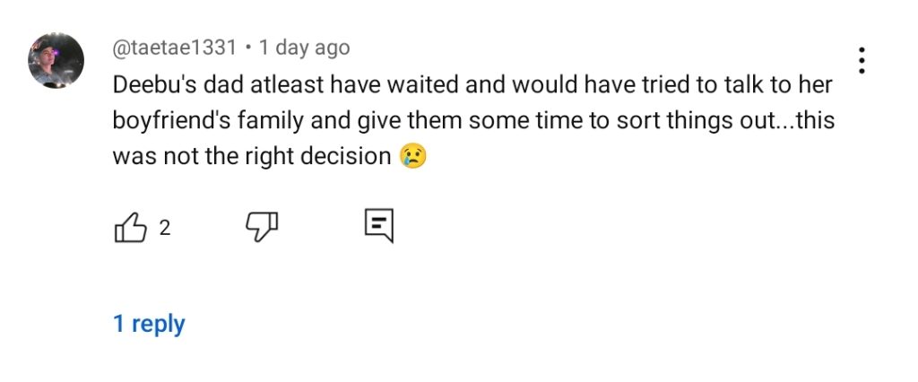 Andleeb’s Parents Decision has People Divided