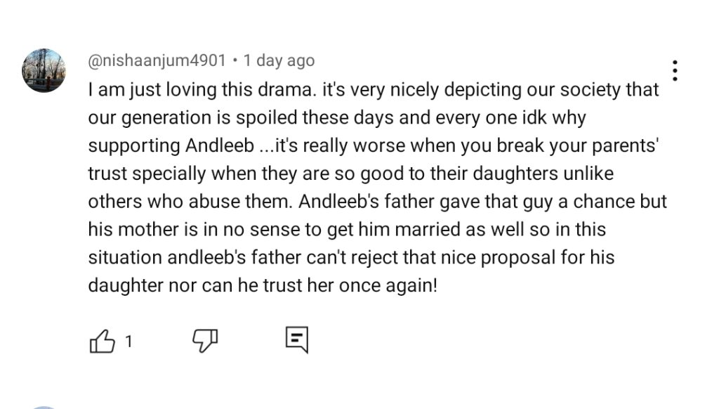 Andleeb’s Parents Decision has People Divided