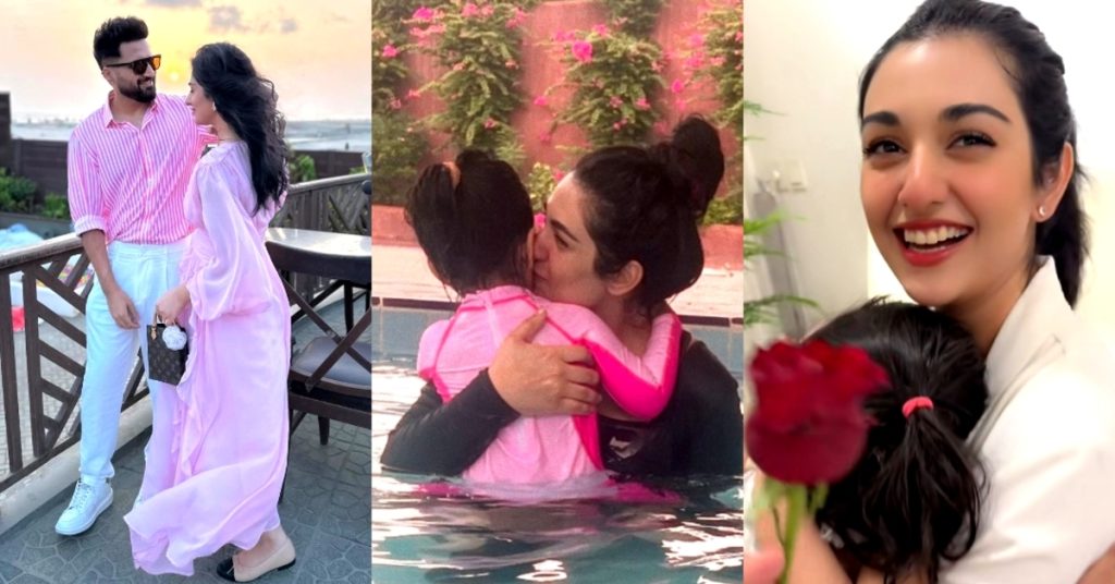 Sarah Khan & Falak Shabir's Cute Family Pictures & Instagram Reel