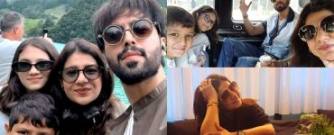 Fahad Mustafa Family Pictures from Their Last Day In Europe