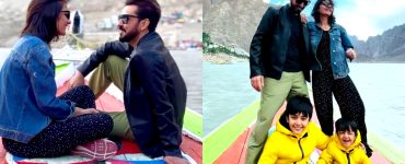 Bilal Qureshi & Uroosa Qureshi's Adorable Romantic Pictures from Attabad Lake