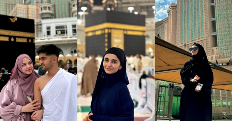 Merub Ali & Family Pictures from Their Umrah Journey