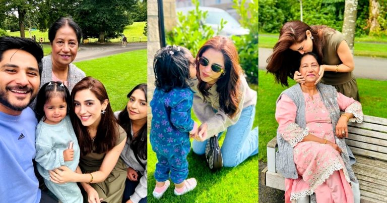 Maya Ali’s Stunning Clicks With Her Family from UK