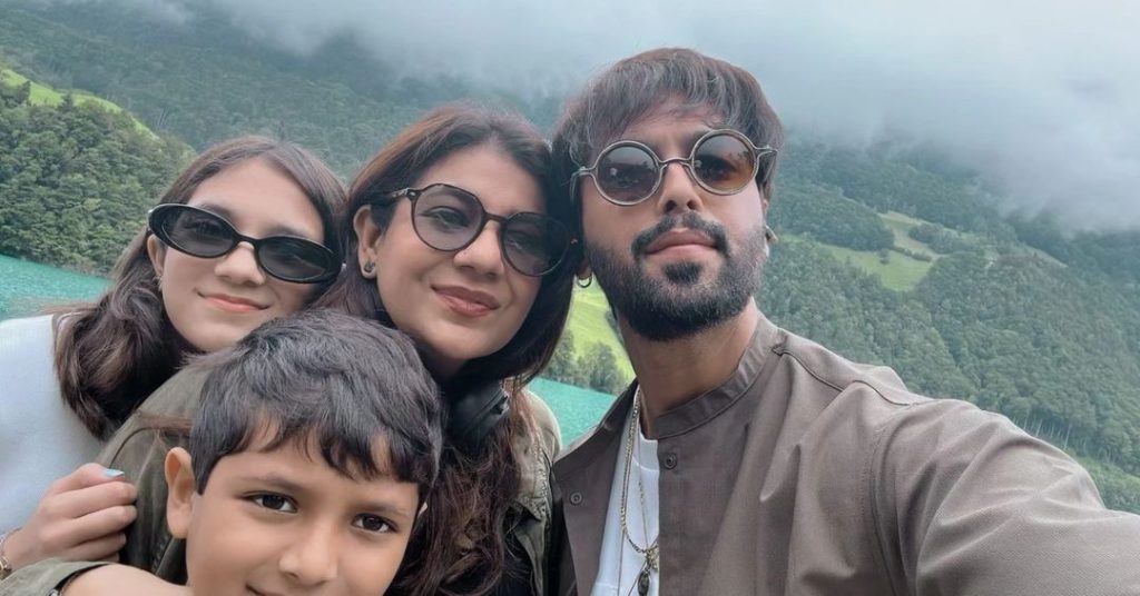 Pictures Of Fahad Mustafa & Family from New Destination Prague Czech Republic