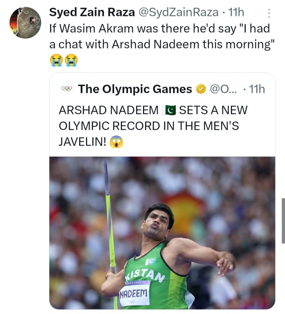 Pakistan Rejoices For Arshad Nadeem's Olympic Gold Medal