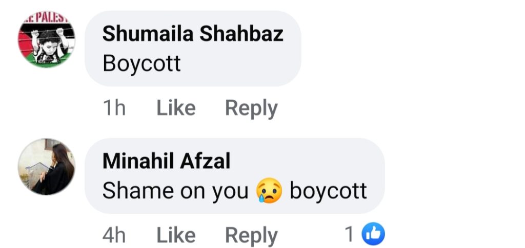 Saba Faisal Under Criticism For Defying KFC Boycott